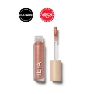 ILIA Liquid Eyeshadow in Mythic a rose gold shimmer